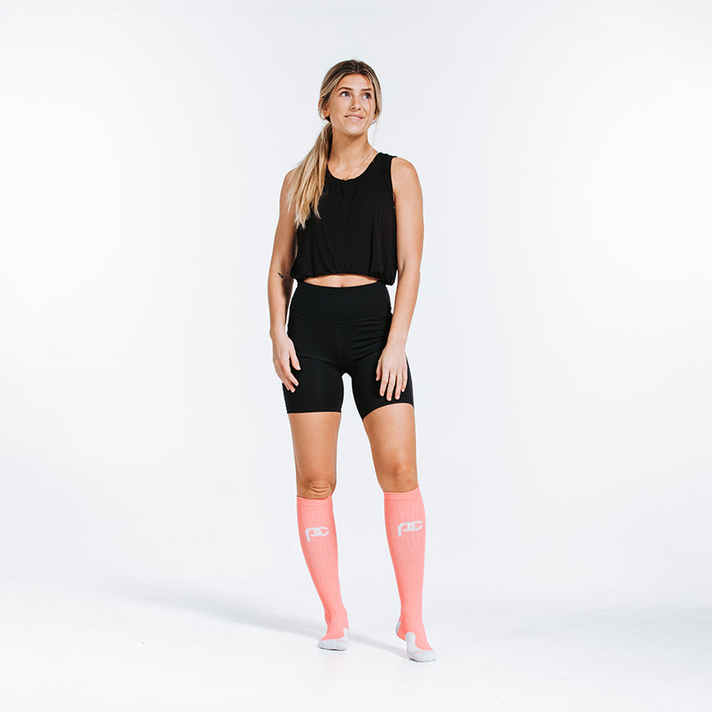 Pro Compression Marathon Socks, Just Peachy
