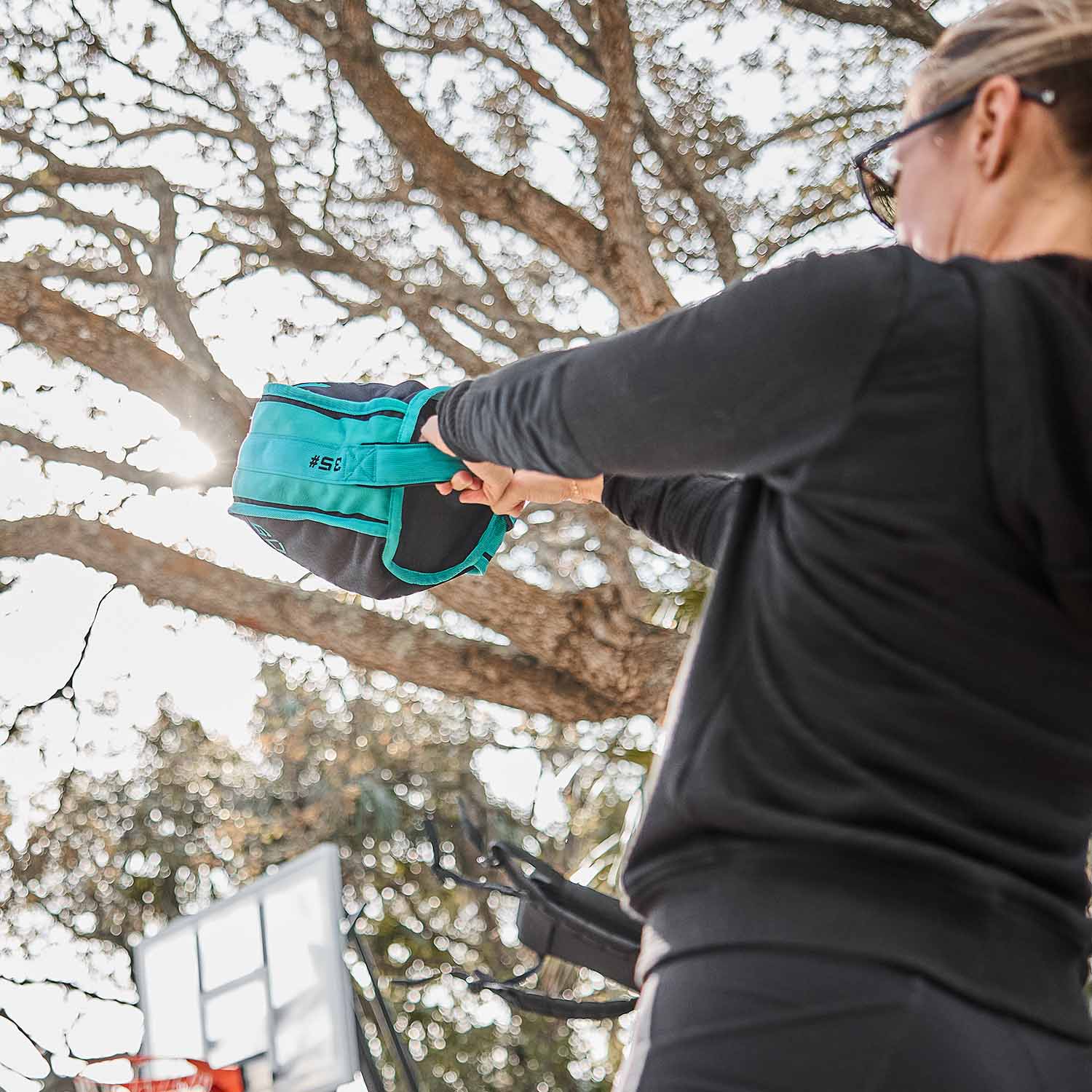 goruck-sand-kettlebell-Black + Teal-35lb