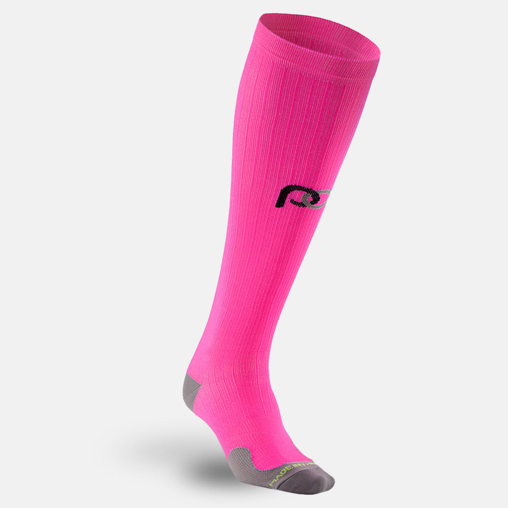 Pro Compression Marathon Socks, Neon Pink