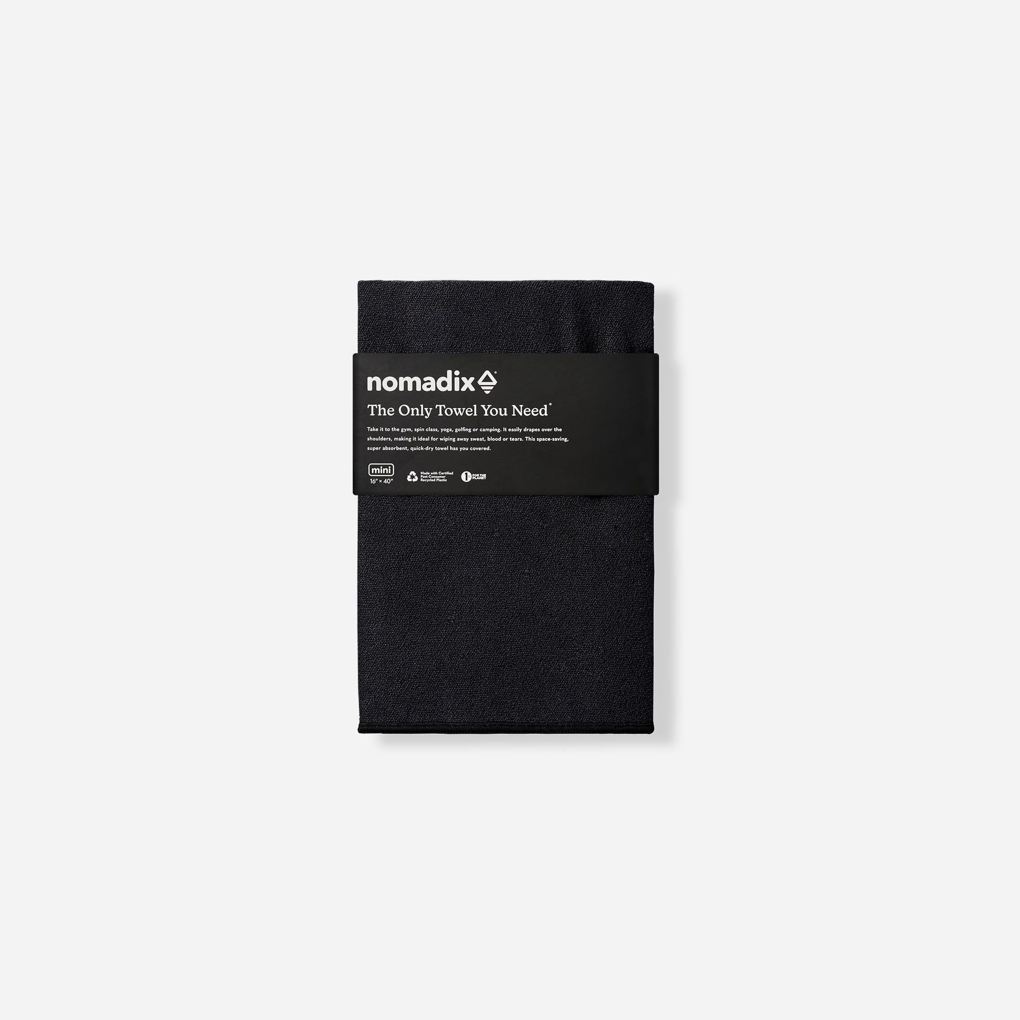 Nomadix Mini Towel: Black on Black