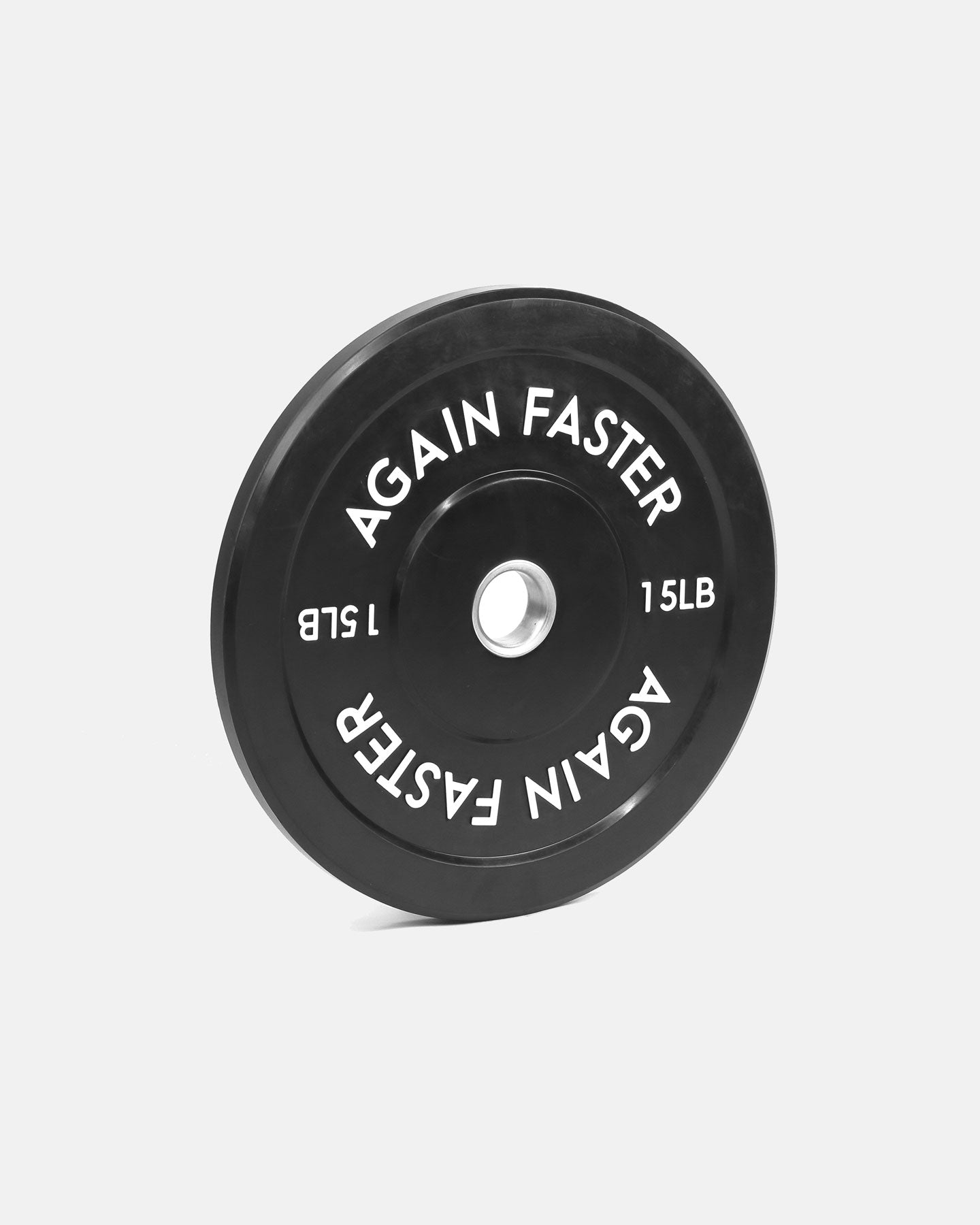 15lb black bumper plate