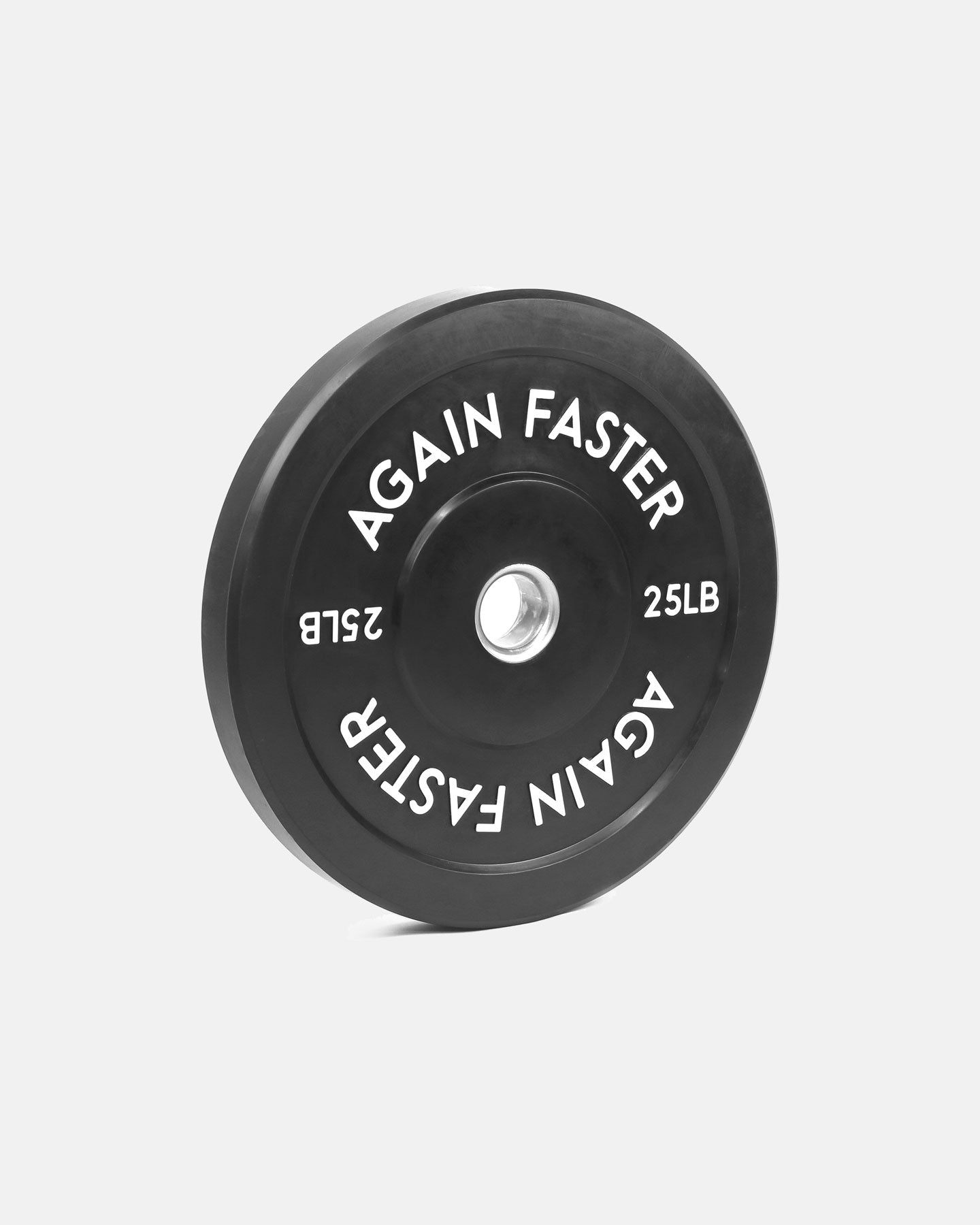 25lb black bumper plate