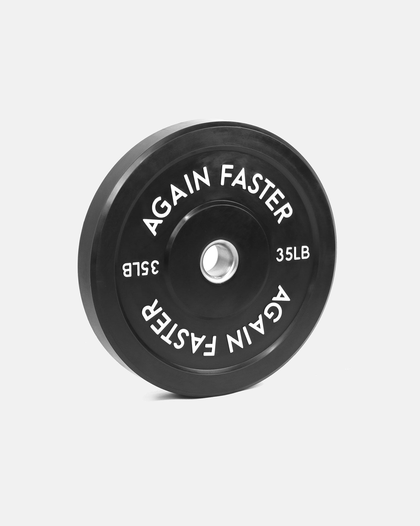 35lb black bumper plate