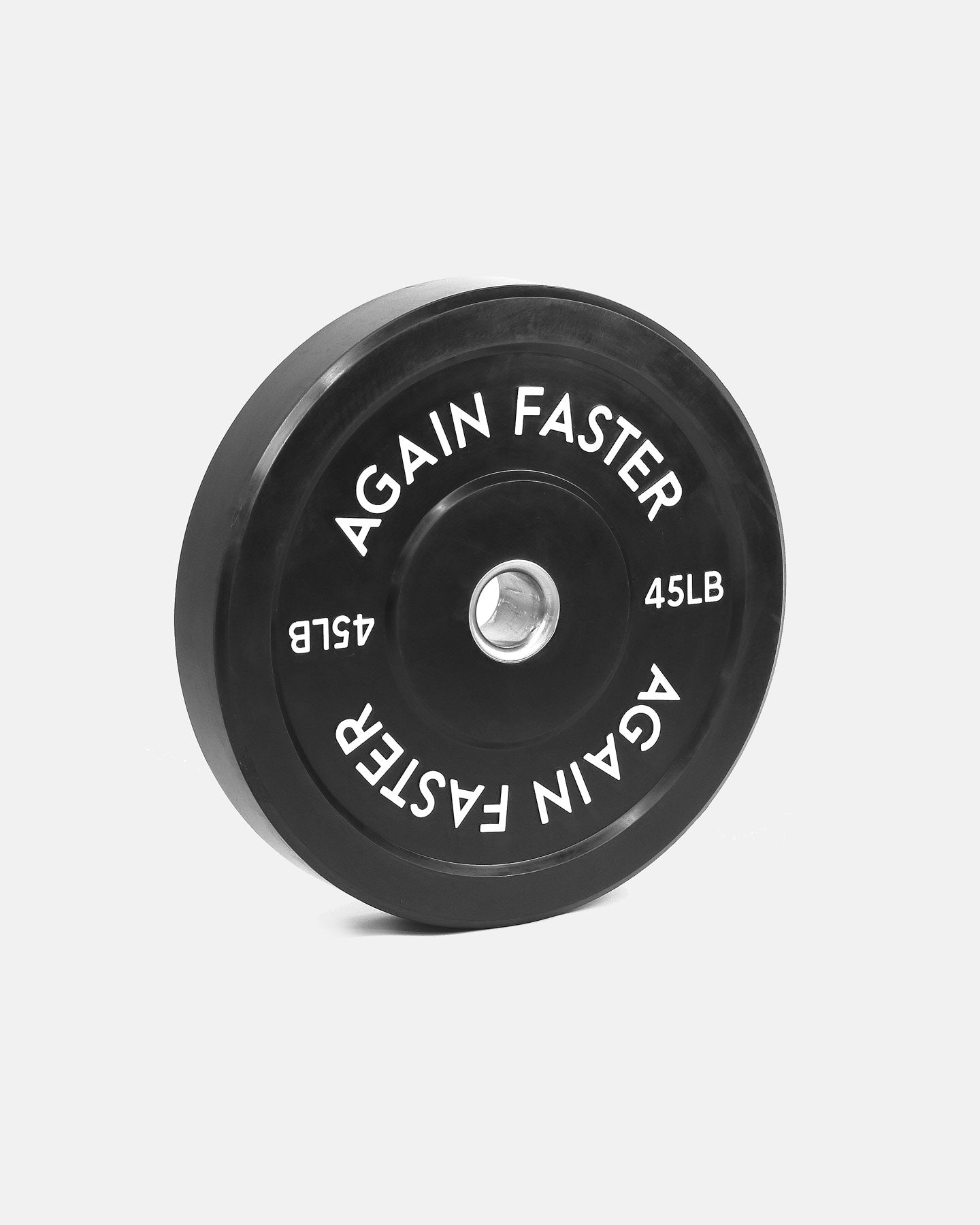 45lb black bumper plate