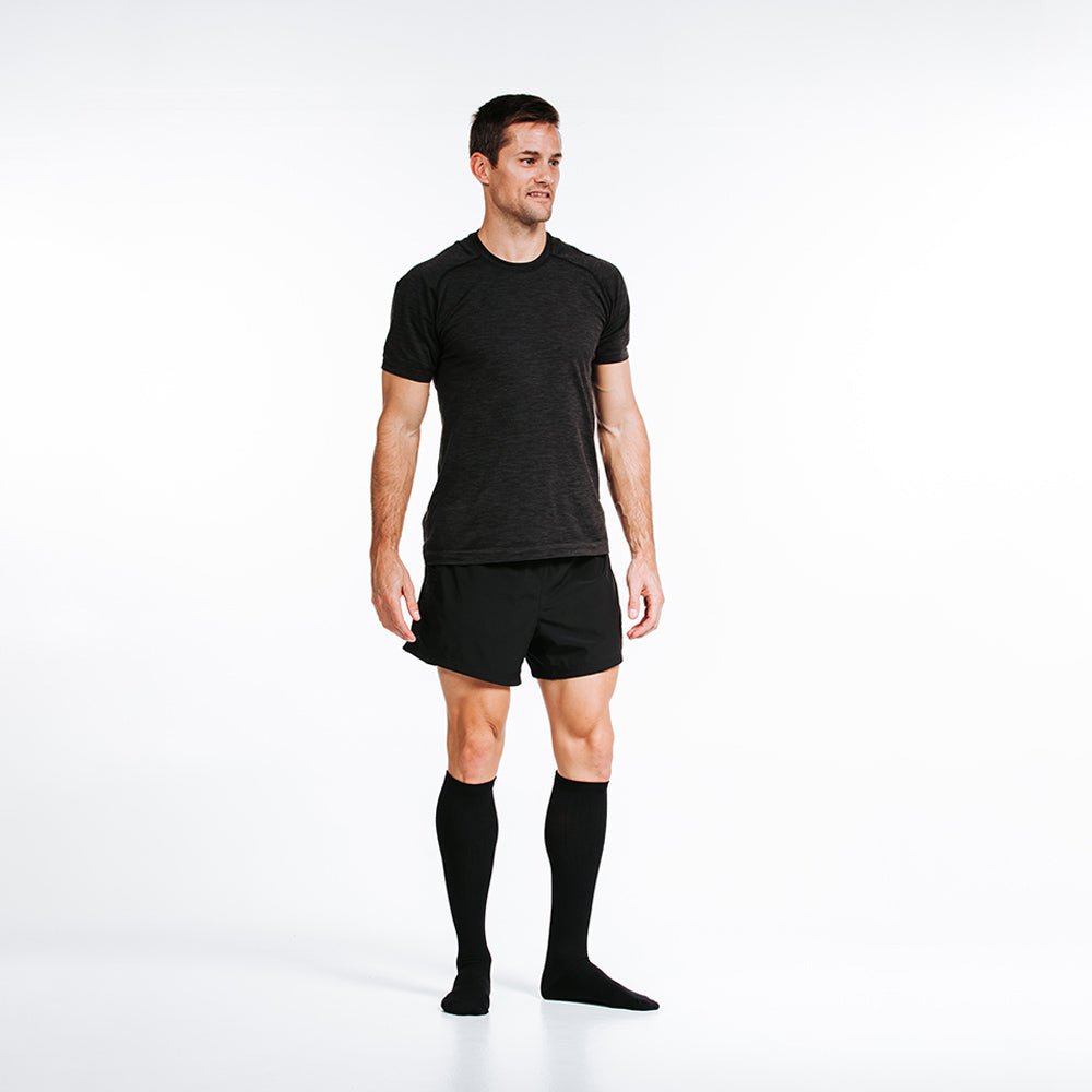 Pro Compression Marathon Socks, Black on Black