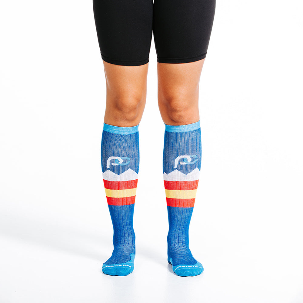 Pro Compression Marathon Socks, Colorado Peaks