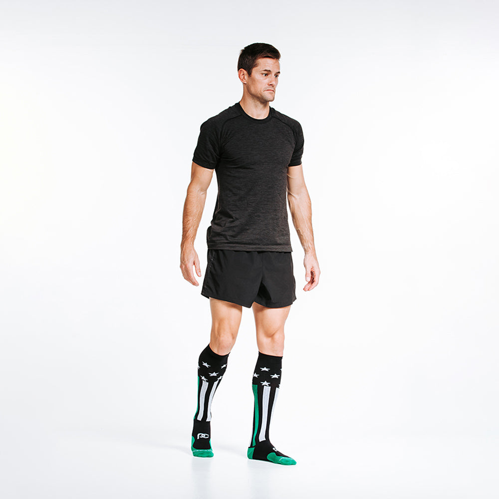 Pro Compression Marathon Socks, First Responder Green
