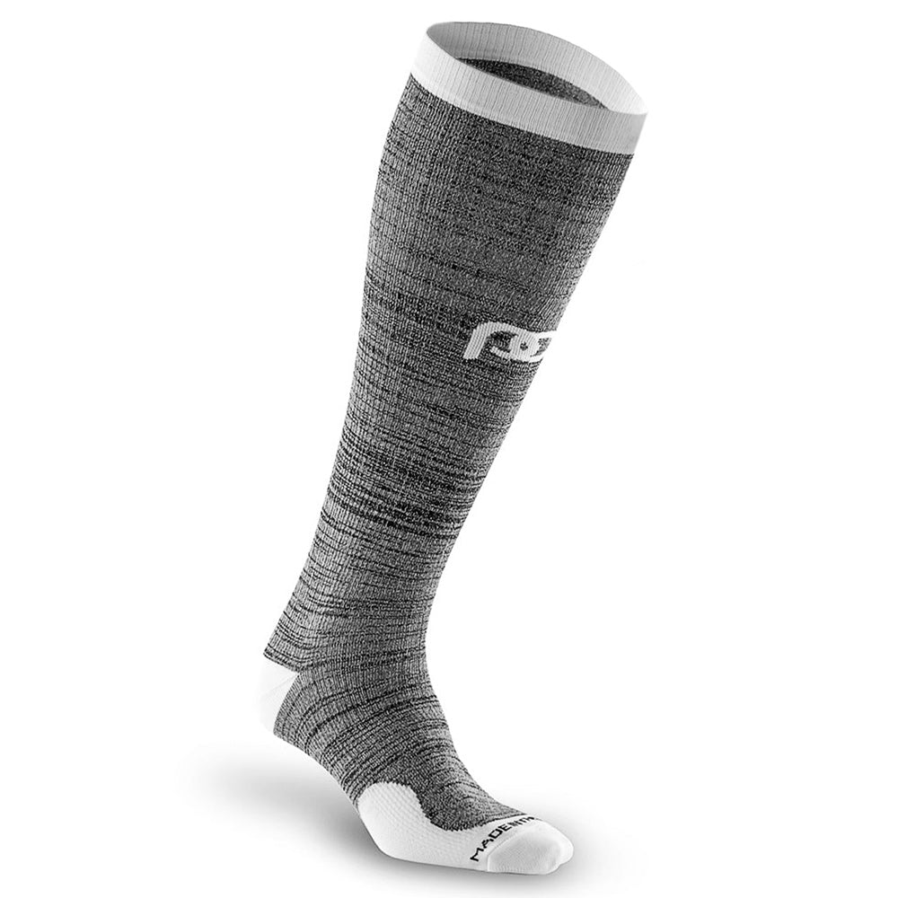 Chaussettes Run Marathon 2 Compression (Blanc/Gris Chaussettes Run Marathon 2 Compression (Blanc/Gris