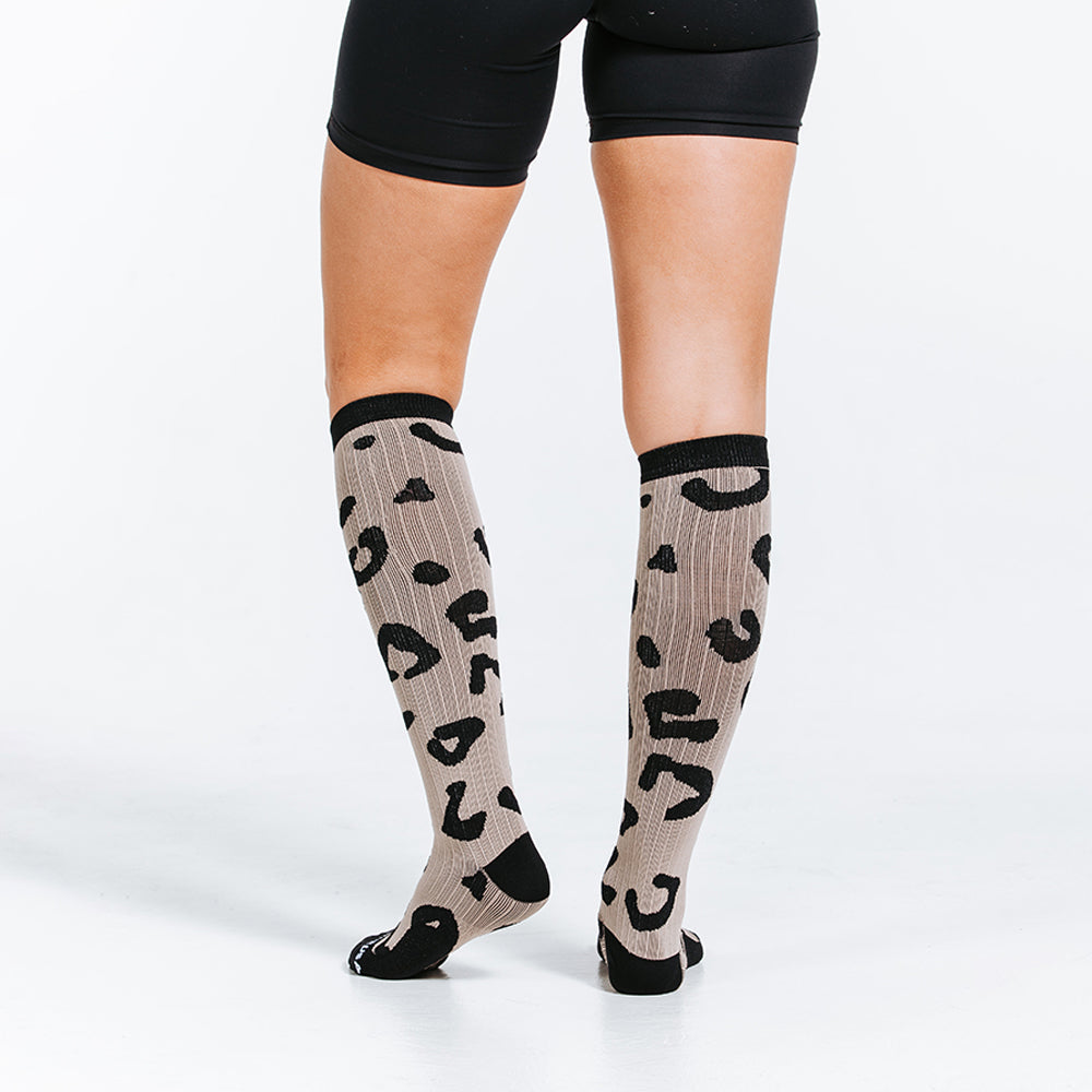 Pro Compression Marathon Socks, Leopard