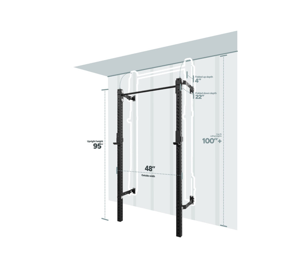 PRX Profile® PRO Squat Rack with Pull-Up Bar