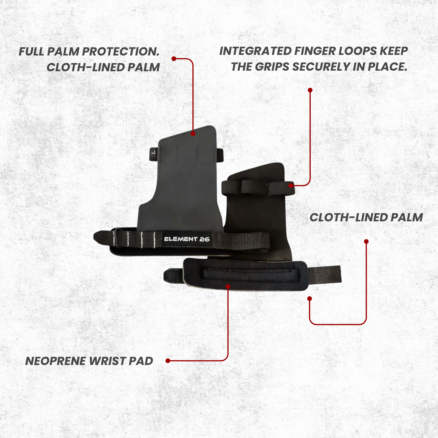 Element26 Isogrip Gymnastic Hand Grips