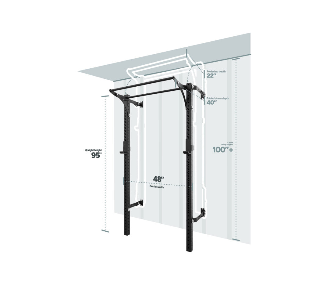 PRX Profile® PRO Squat Rack with Pull-Up Bar