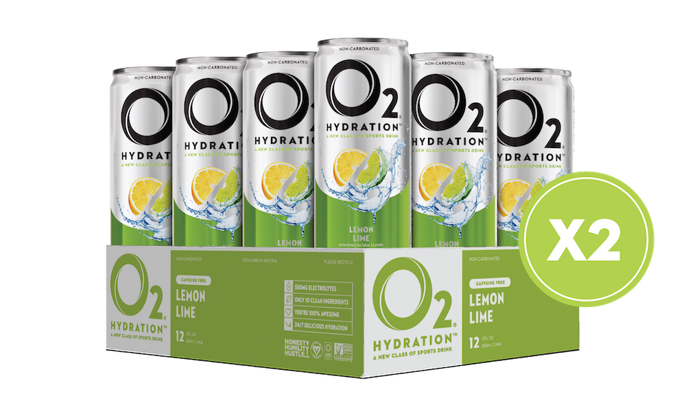 O2 Lemon Lime Recovery Drink
