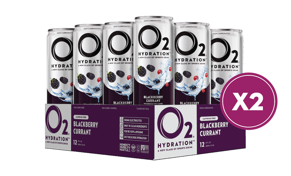 O2 Blackberry Currant Recovery Drink