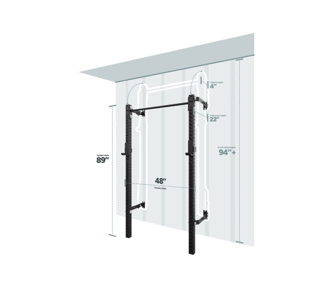 PRX Profile® PRO Squat Rack with Pull-Up Bar