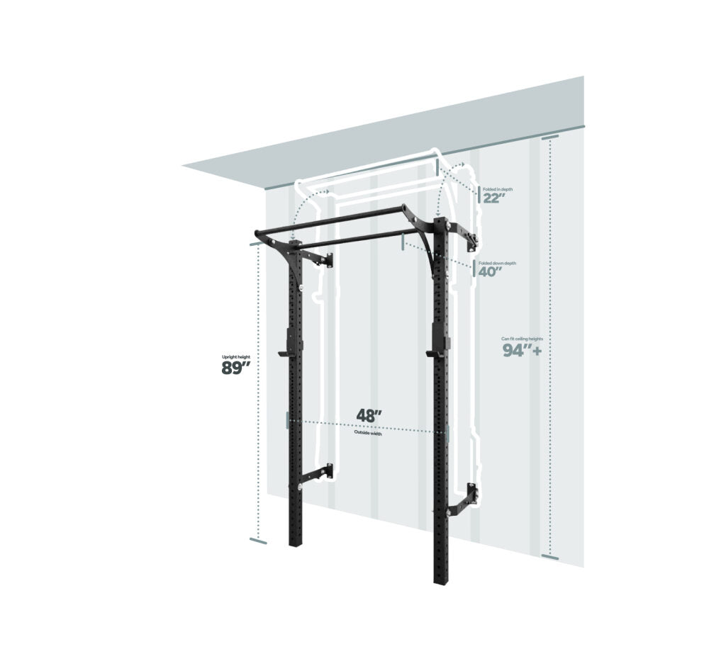 PRX Profile® PRO Squat Rack with Pull-Up Bar