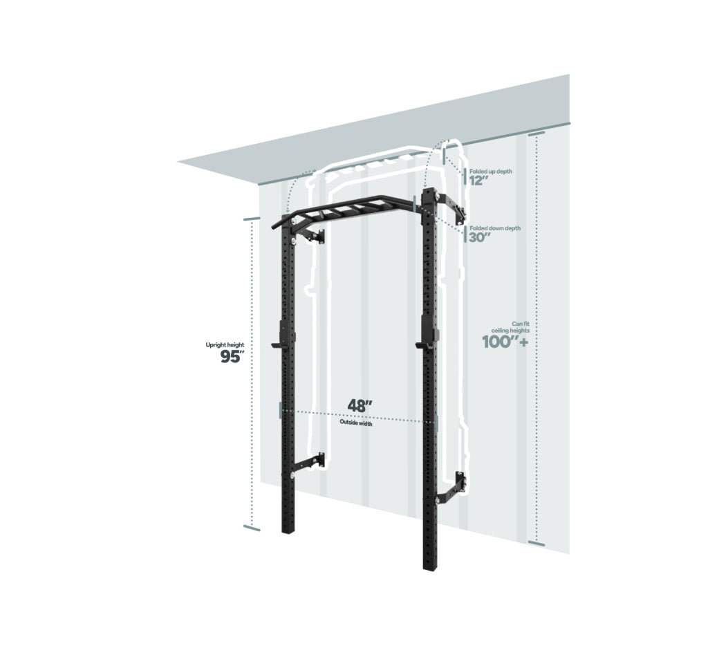 PRX Profile® PRO Squat Rack with Pull-Up Bar