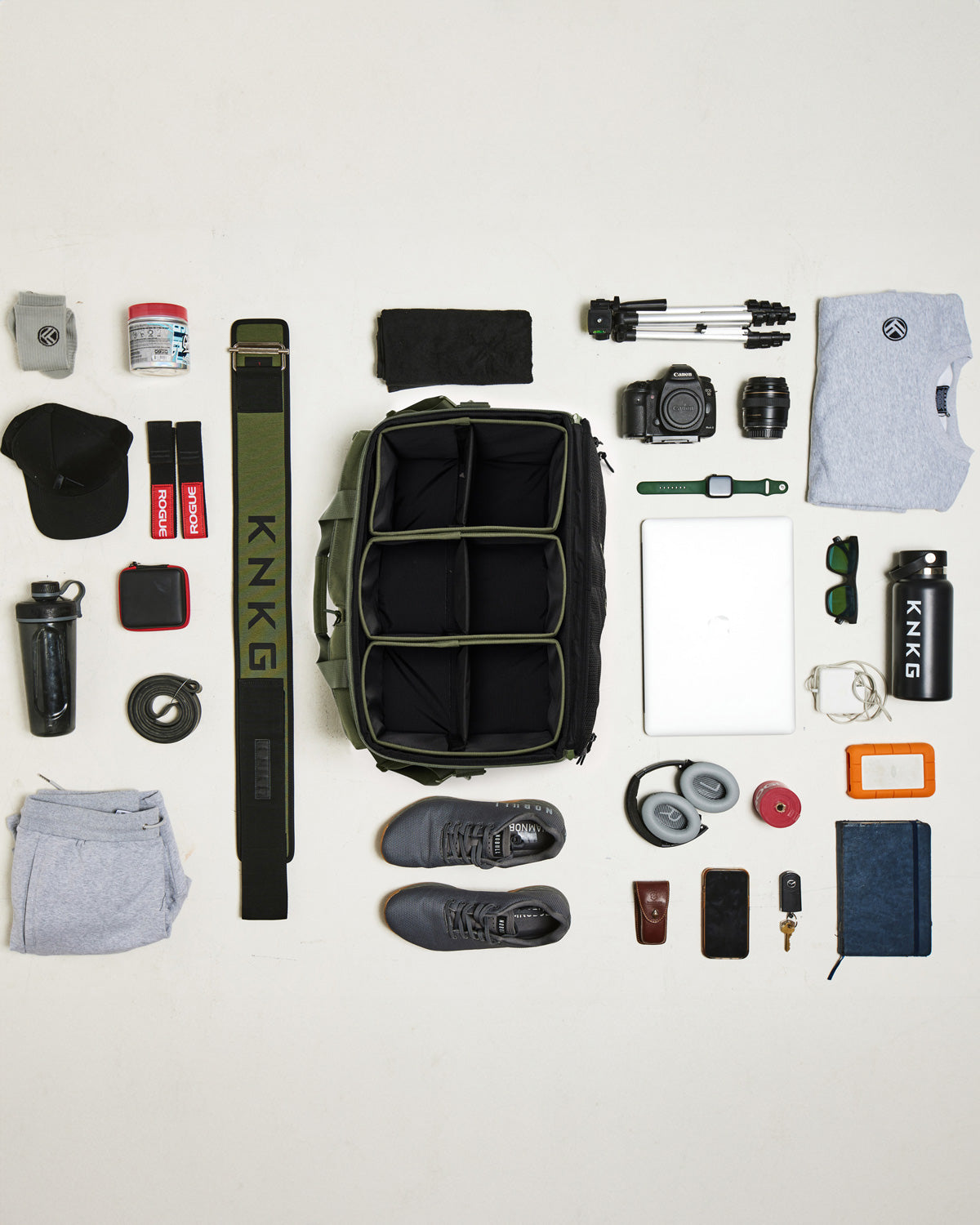 KNKG Conquer Duffel Green