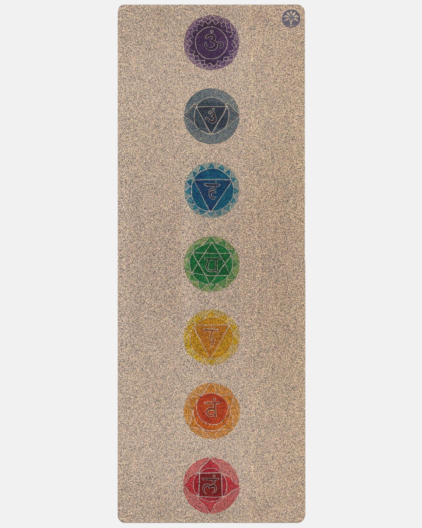 Yoloha Chakras Unity Cork Yoga Mat