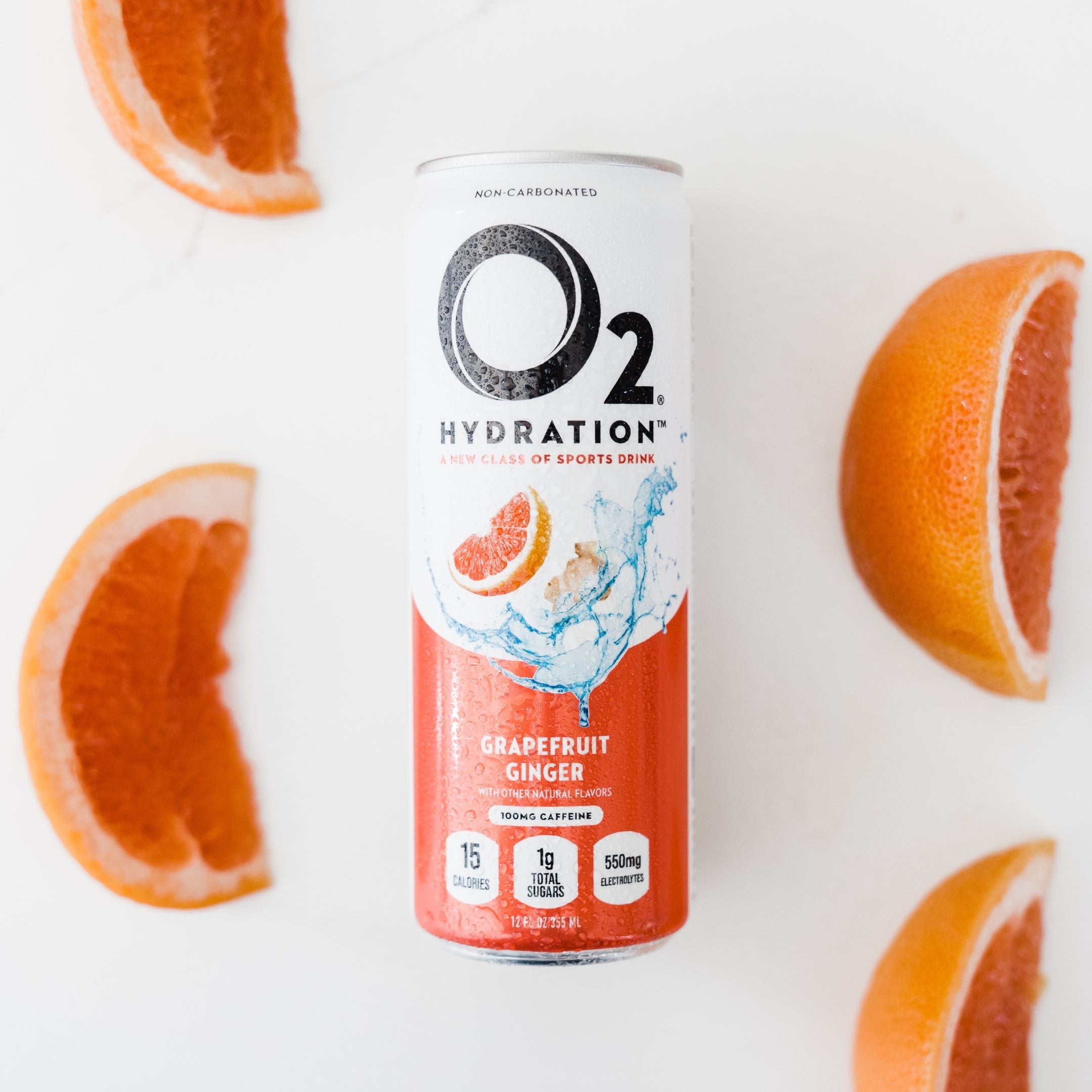 O2 Grapefruit Ginger Recovery Drink