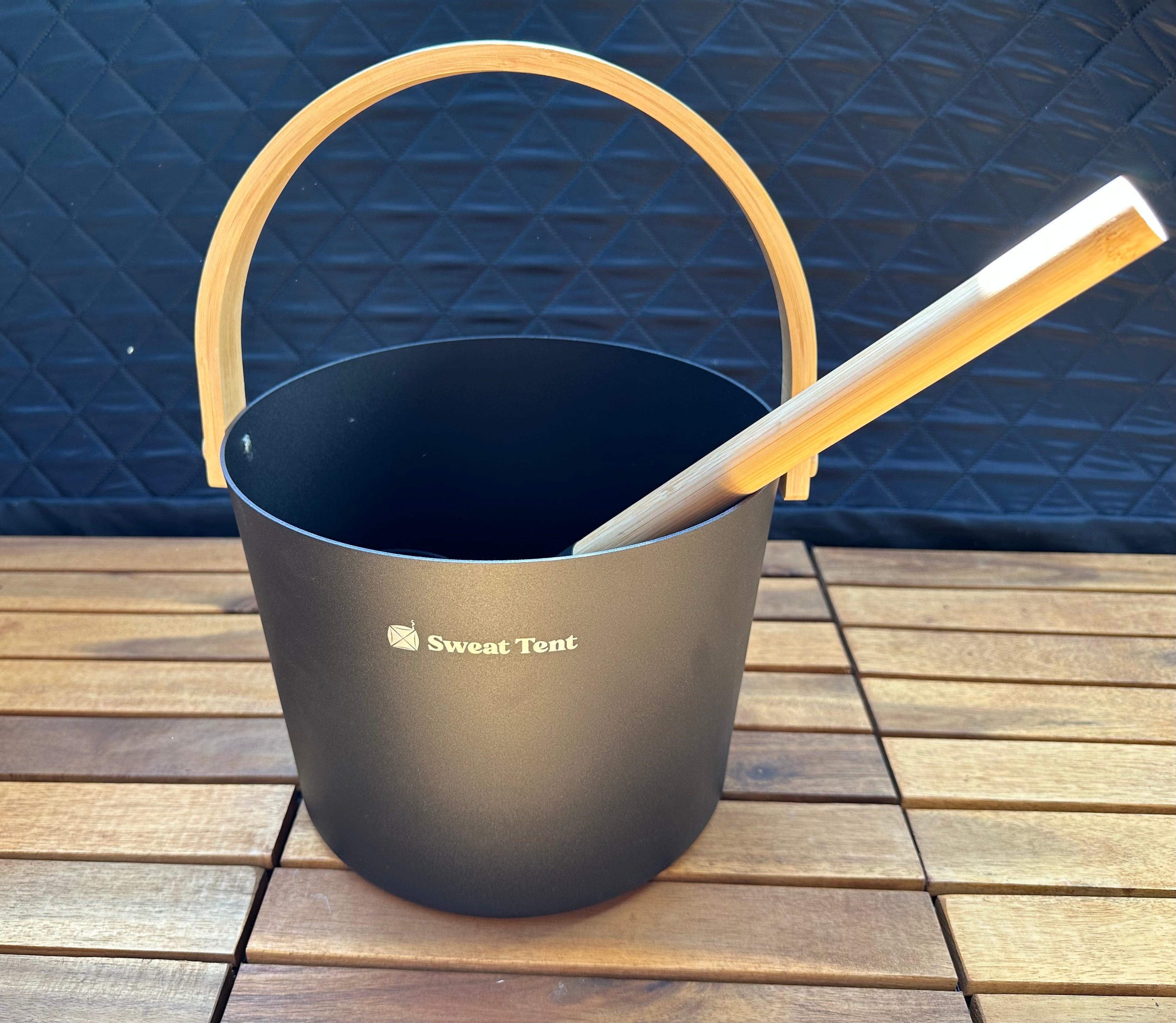 SweatTent Sauna Bucket & Ladle