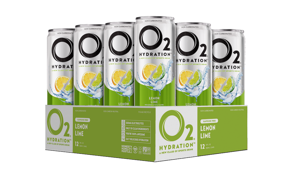 O2 Lemon Lime Recovery Drink