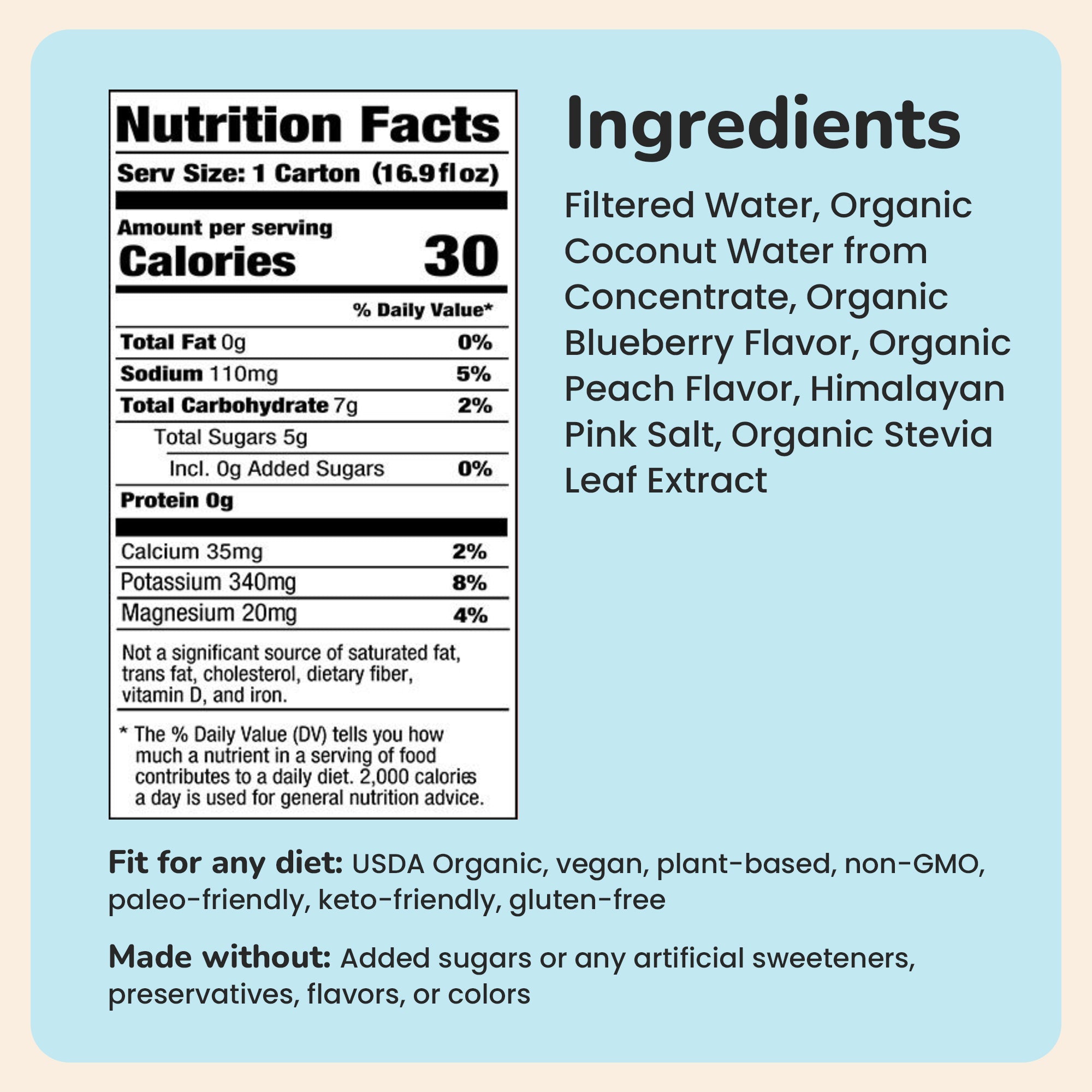Nooma Hydration Blueberry Peach