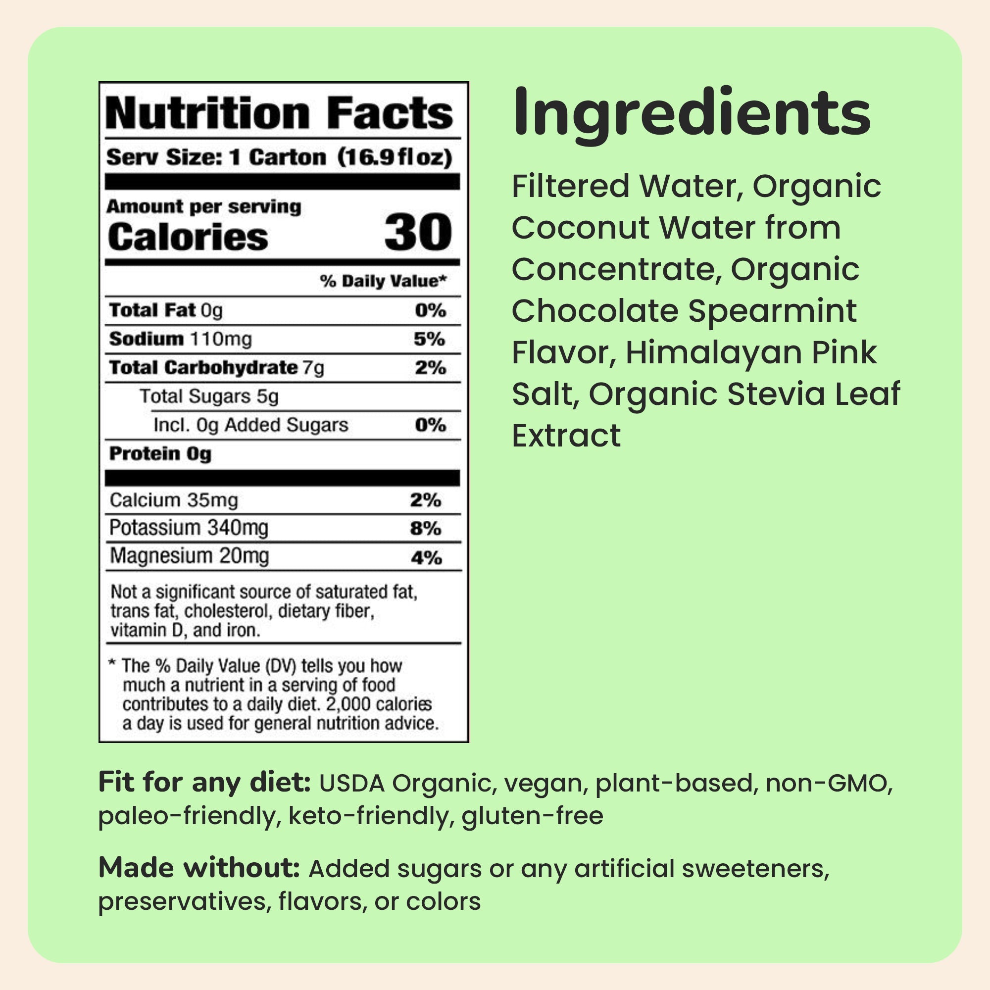 Nooma Hydration Chocolate Mint