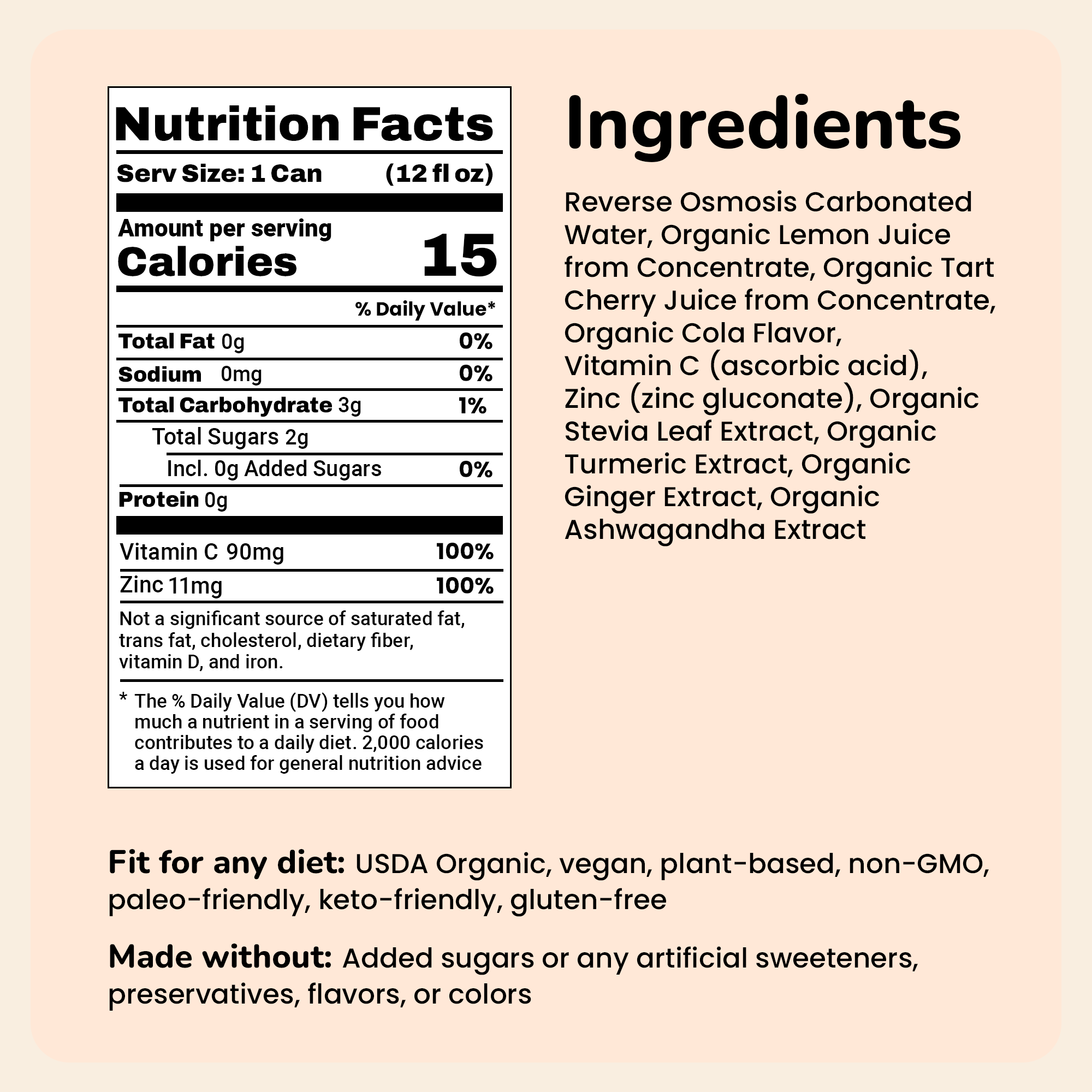 Nooma Wellness Soda Cherry Cola