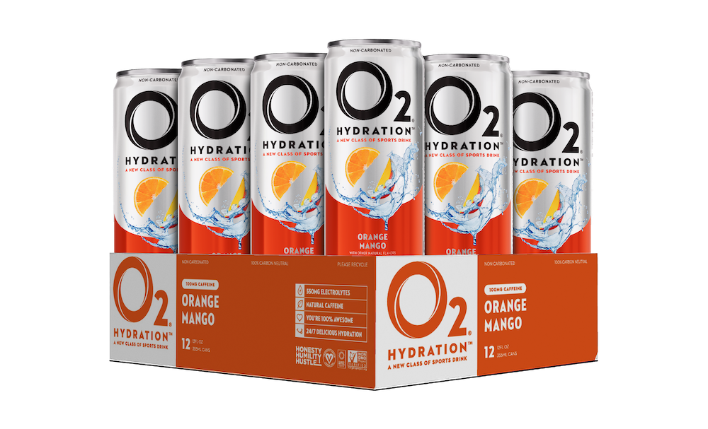 O2 Orange Mango Recovery Drink