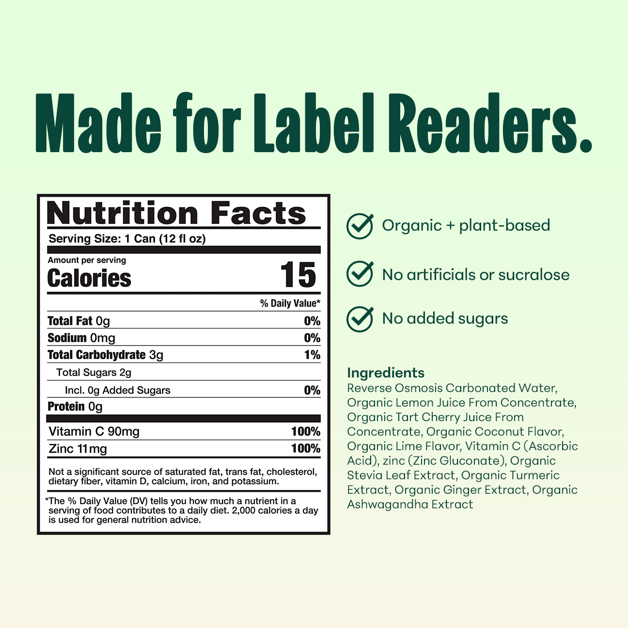 Nooma Wellness Soda Coconut Lime