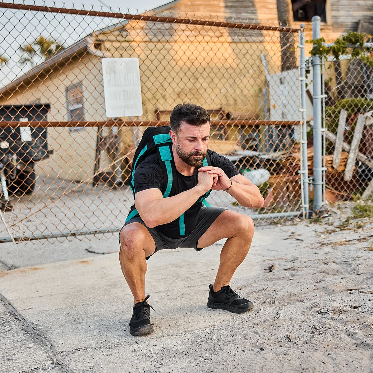 Black + Teal