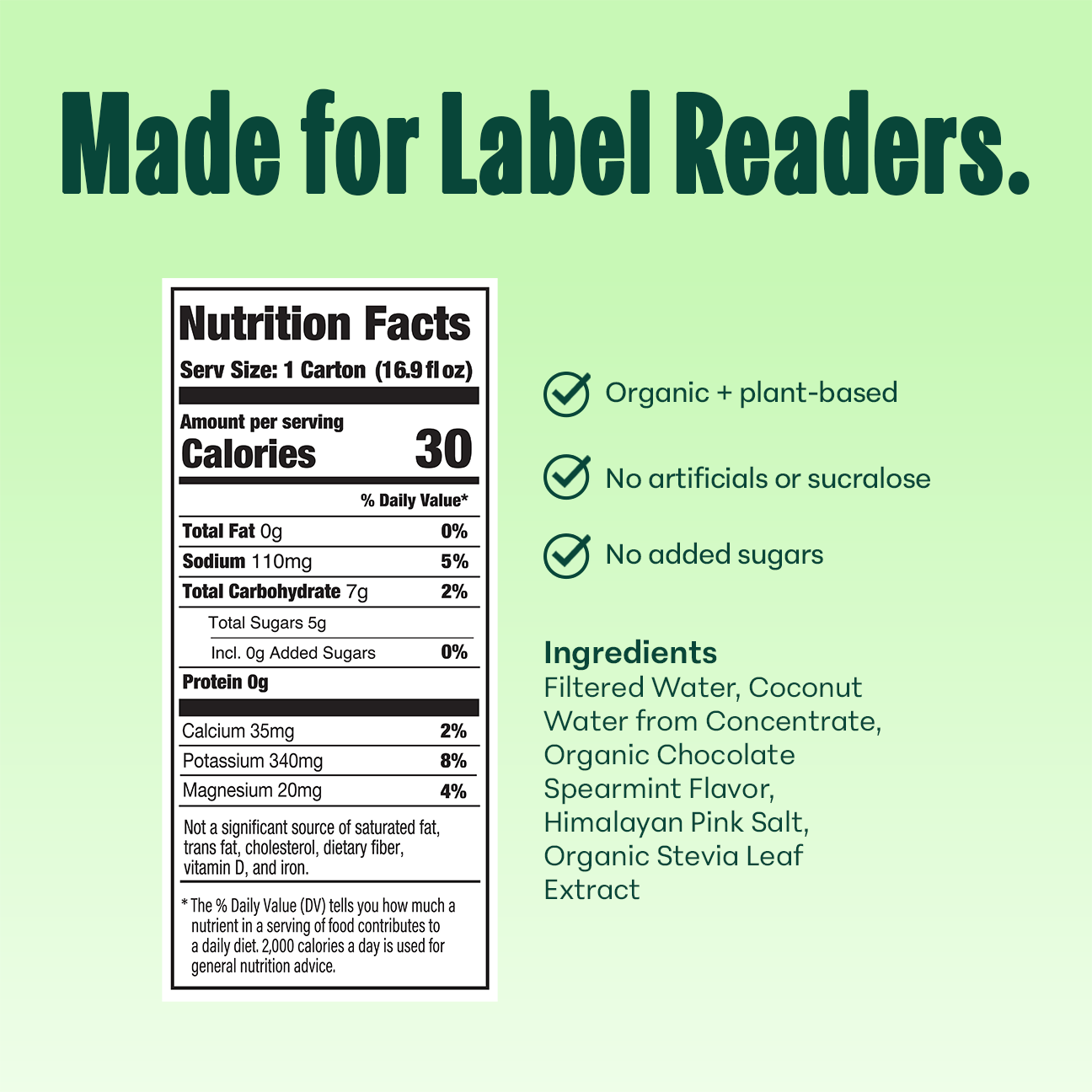 Nooma Hydration Chocolate Mint