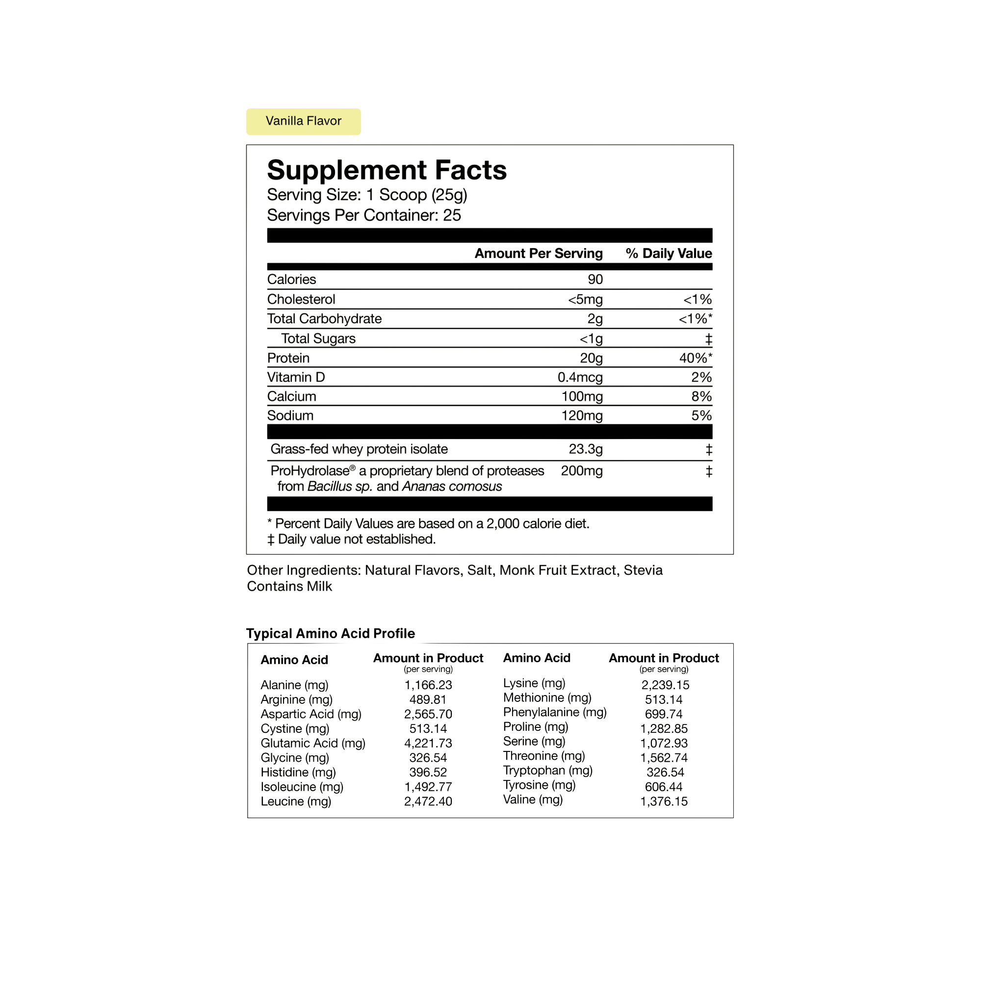 Momentous Grass-Fed Whey Protein Isolate Powder