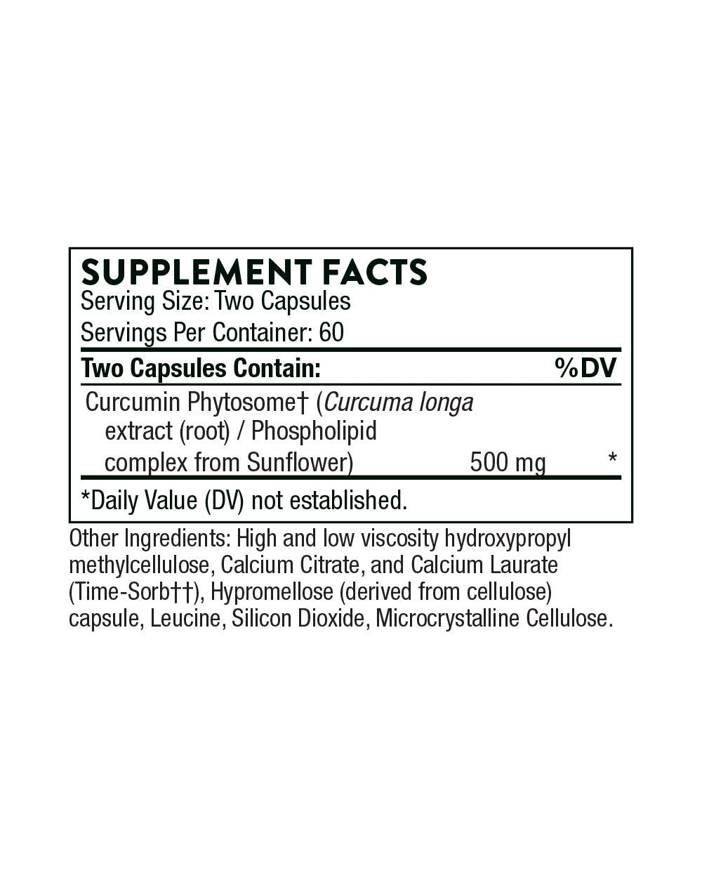 Curcumin Phytosome - Sustained Release