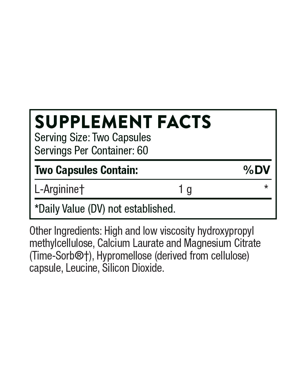 L-Arginine - Sustained Release