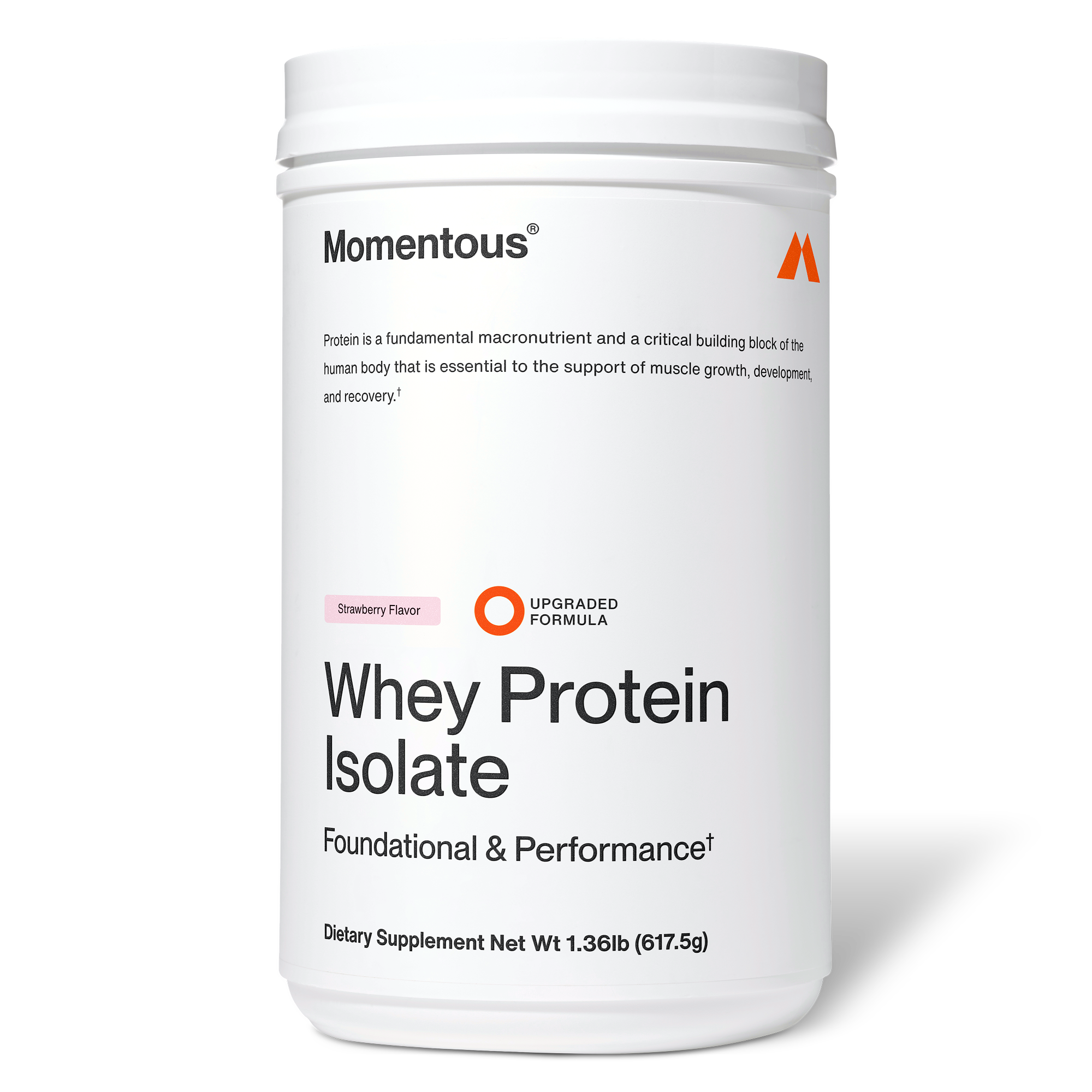 Momentous Grass-Fed Whey Protein Isolate Powder