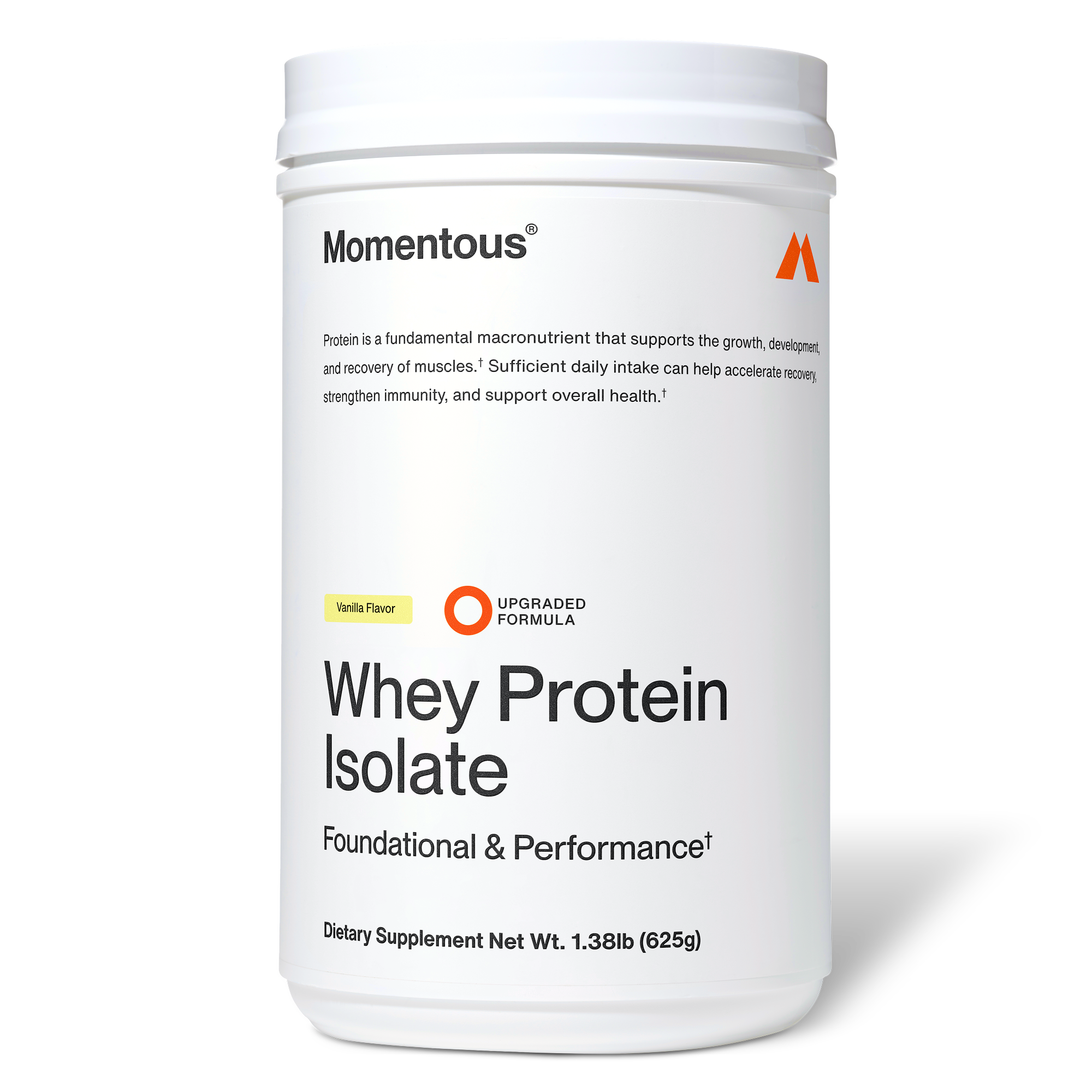 Momentous Grass-Fed Whey Protein Isolate Powder