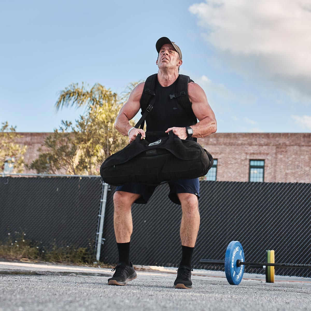 GORUCK Ballistic Trainers - Black + Gum w/ Black Reflective Spearhead