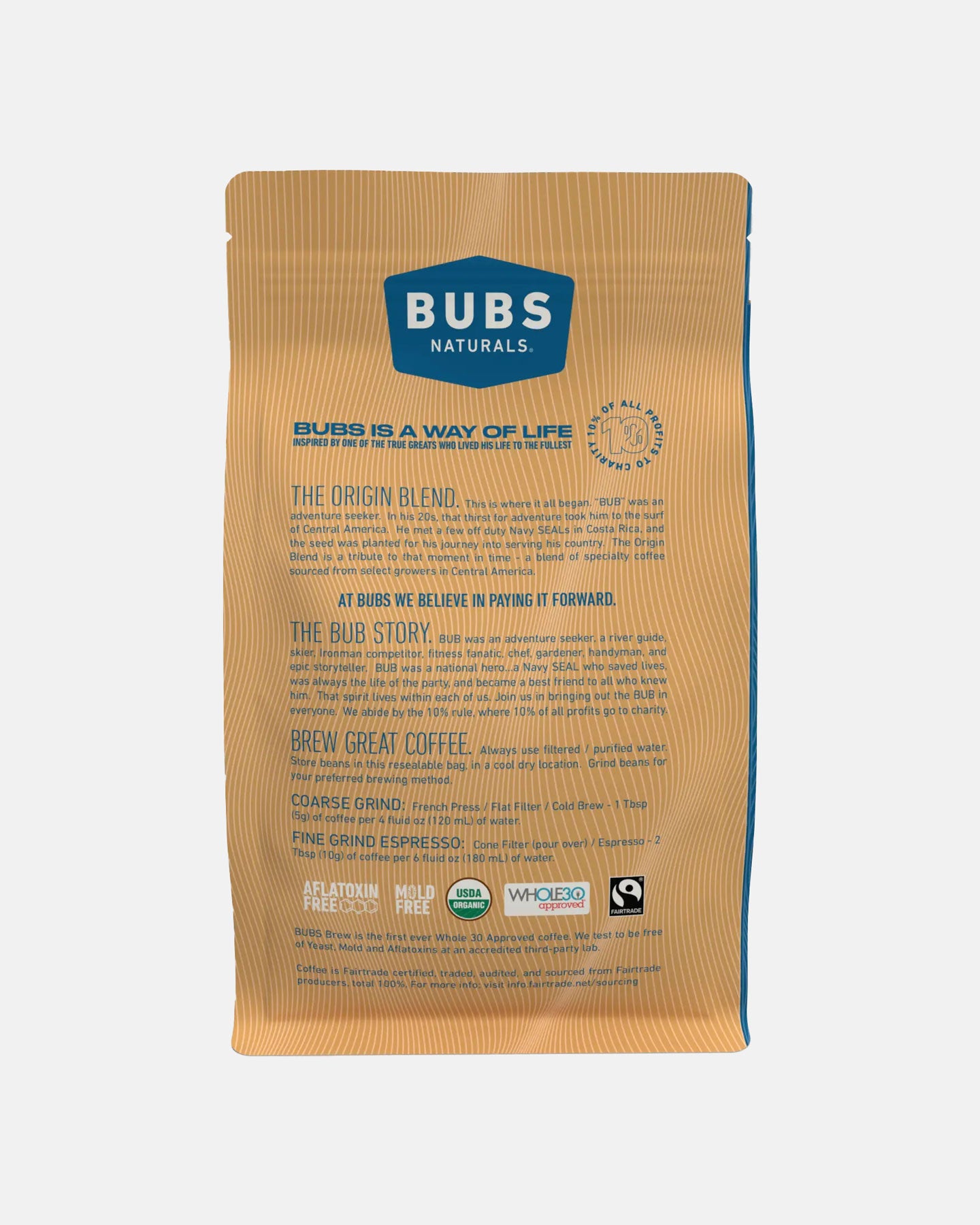 Bubs Origin Blend Coffee | Medium Roast