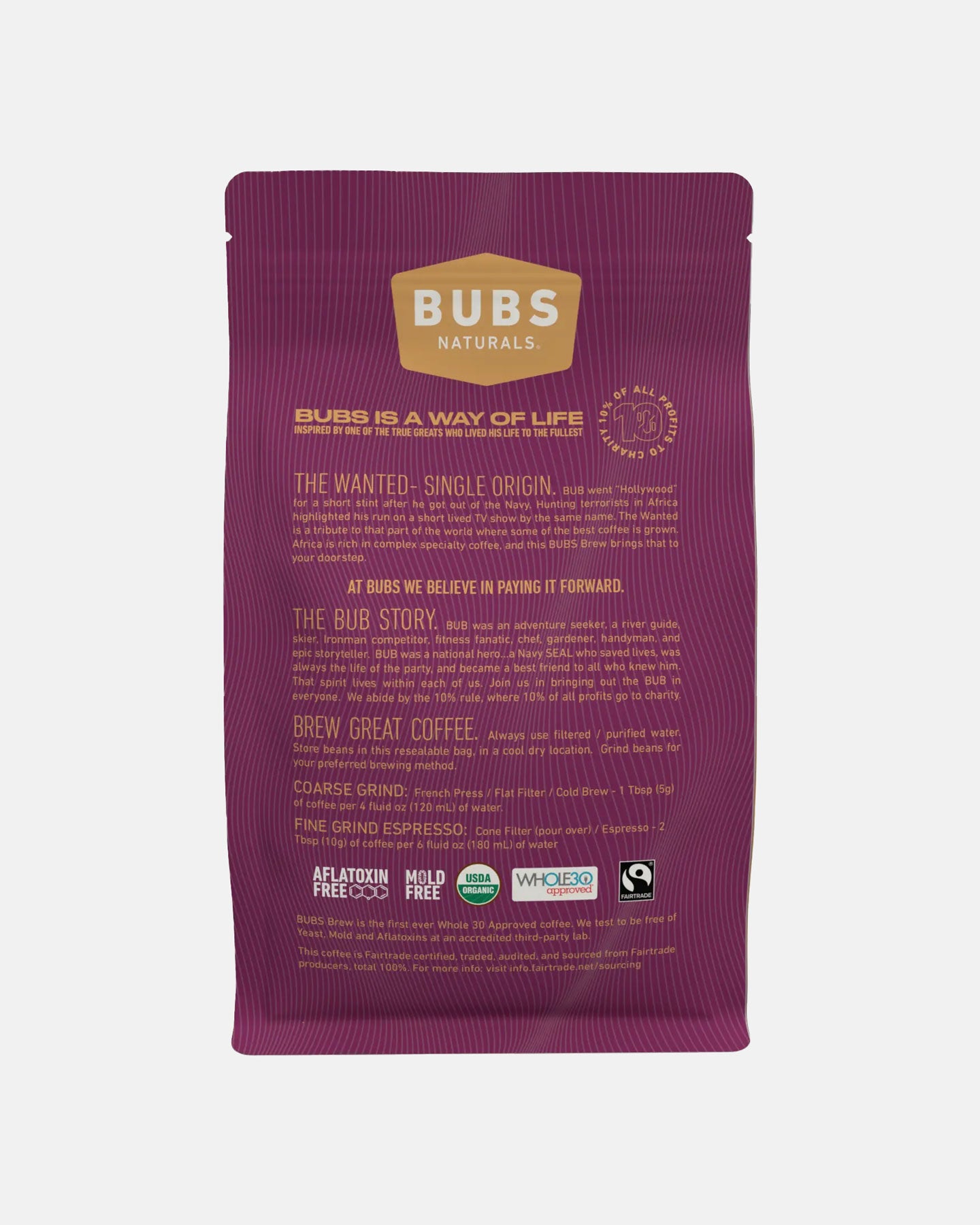Bubs Wanted Coffee | Dark Roast