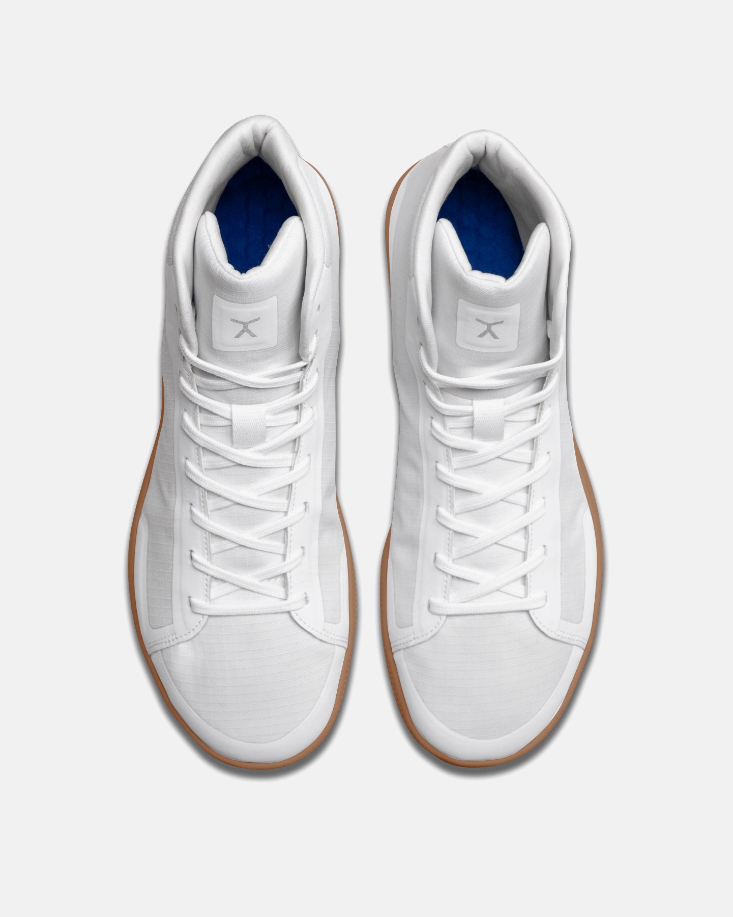 MEN'S HIGH-TOP WHITE TRAINER+, Men's White Training Shoes