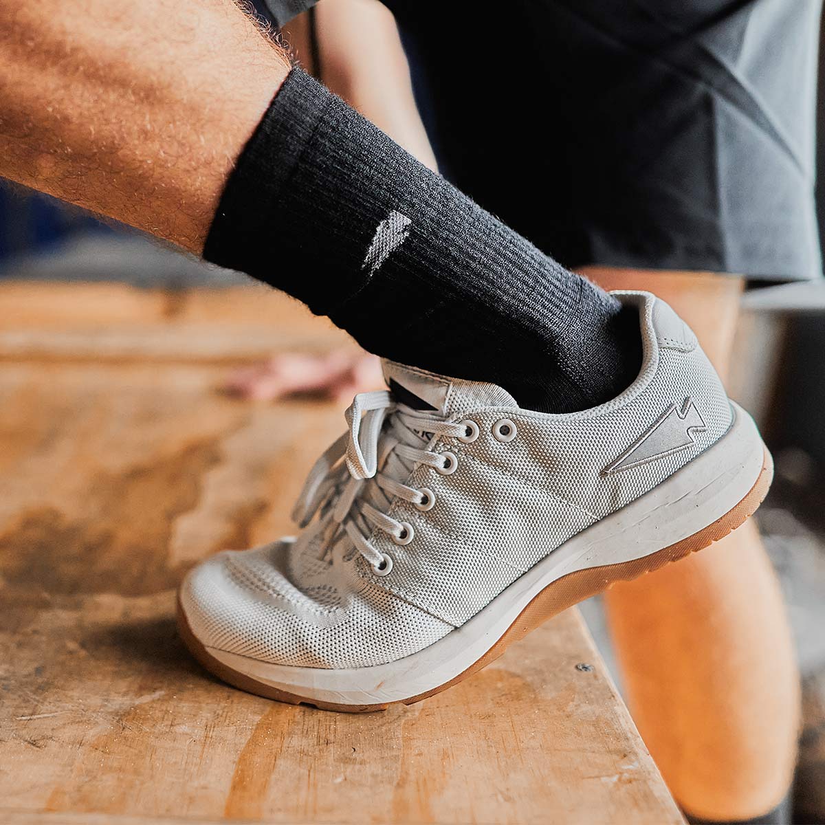 GORUCK Ballistic Trainers - Lunar Rock + Gum w/ Silver Reflective Spearhead
