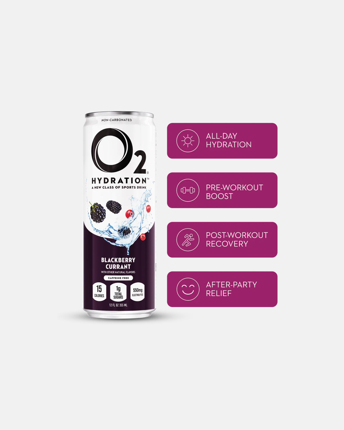 O2 OXYGENATED SPORTS RECOVERY DRINK