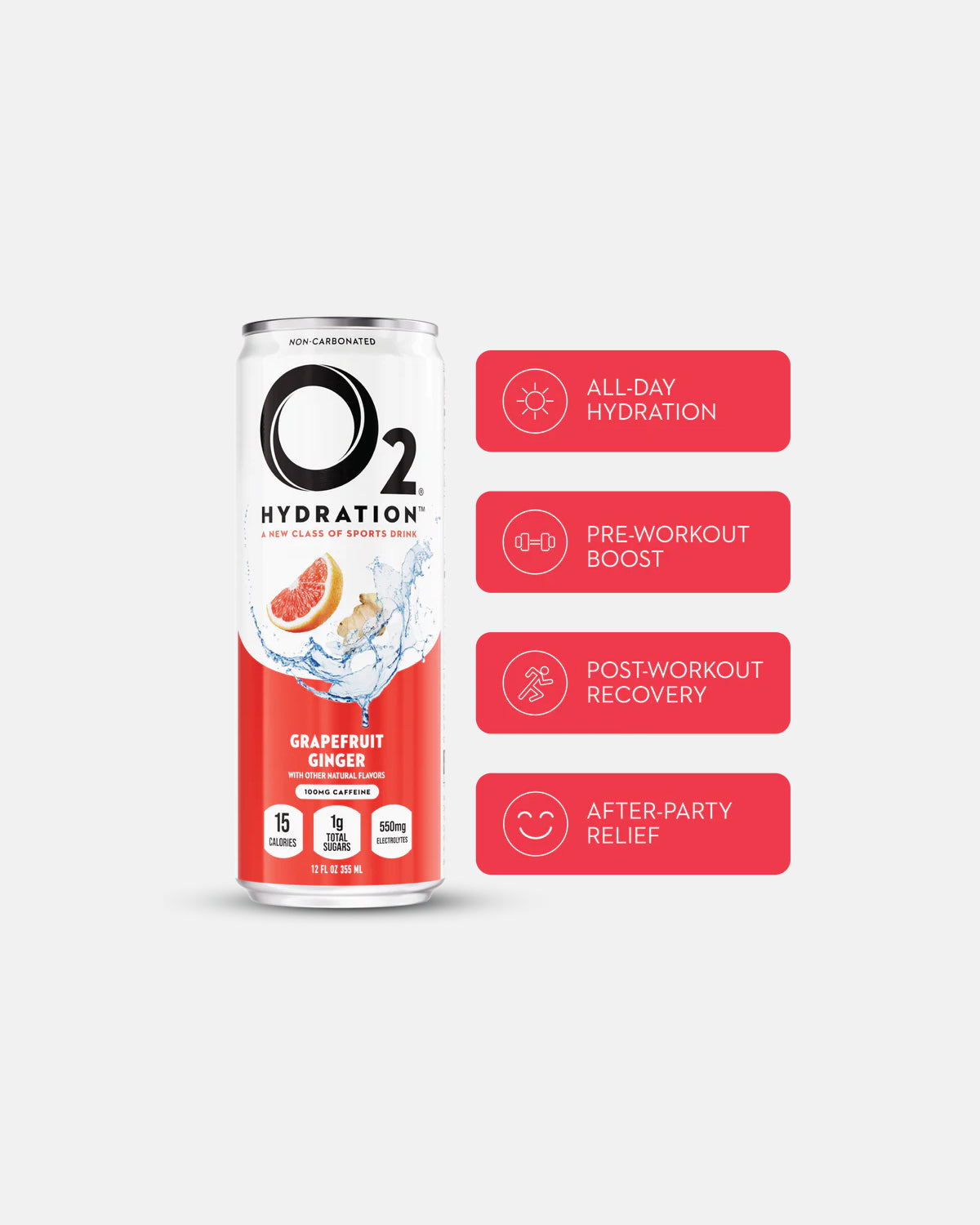 O2 OXYGENATED SPORTS RECOVERY DRINK