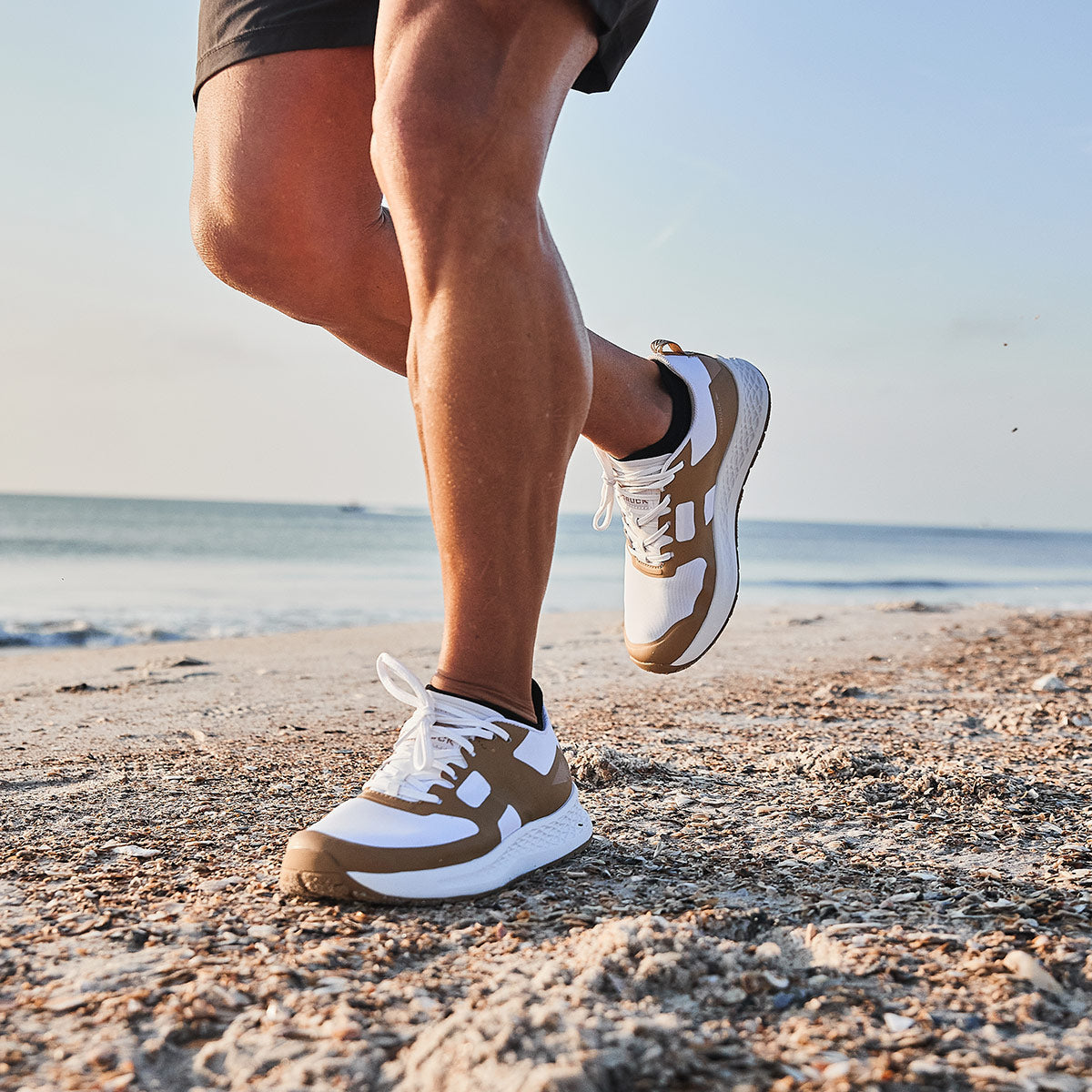 Rough Runners - White + Speed Tan + Dark Tan