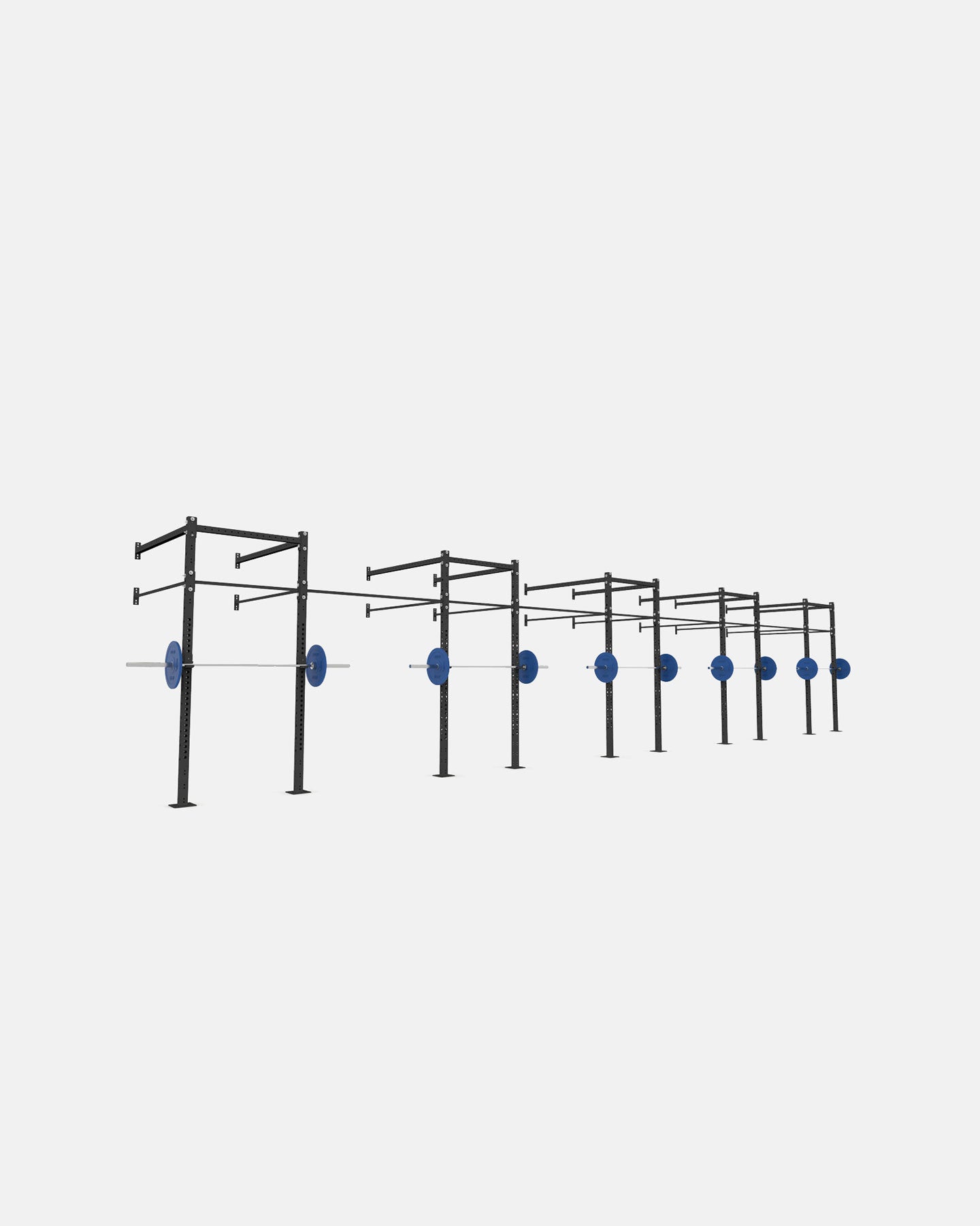 pull-up pullup rig for crossfit gym wallmount