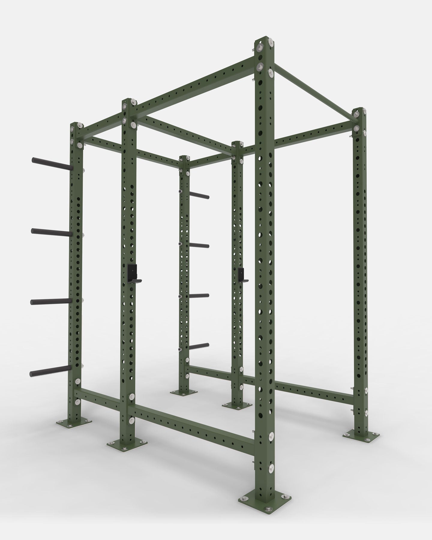 4x4 color power rack for home gym