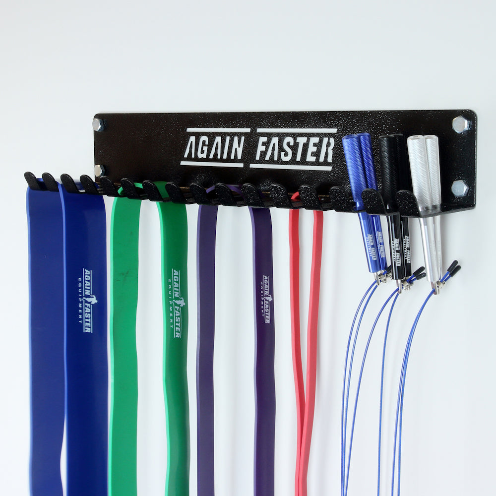Speed Rope and Strength Band Hanger for home gym