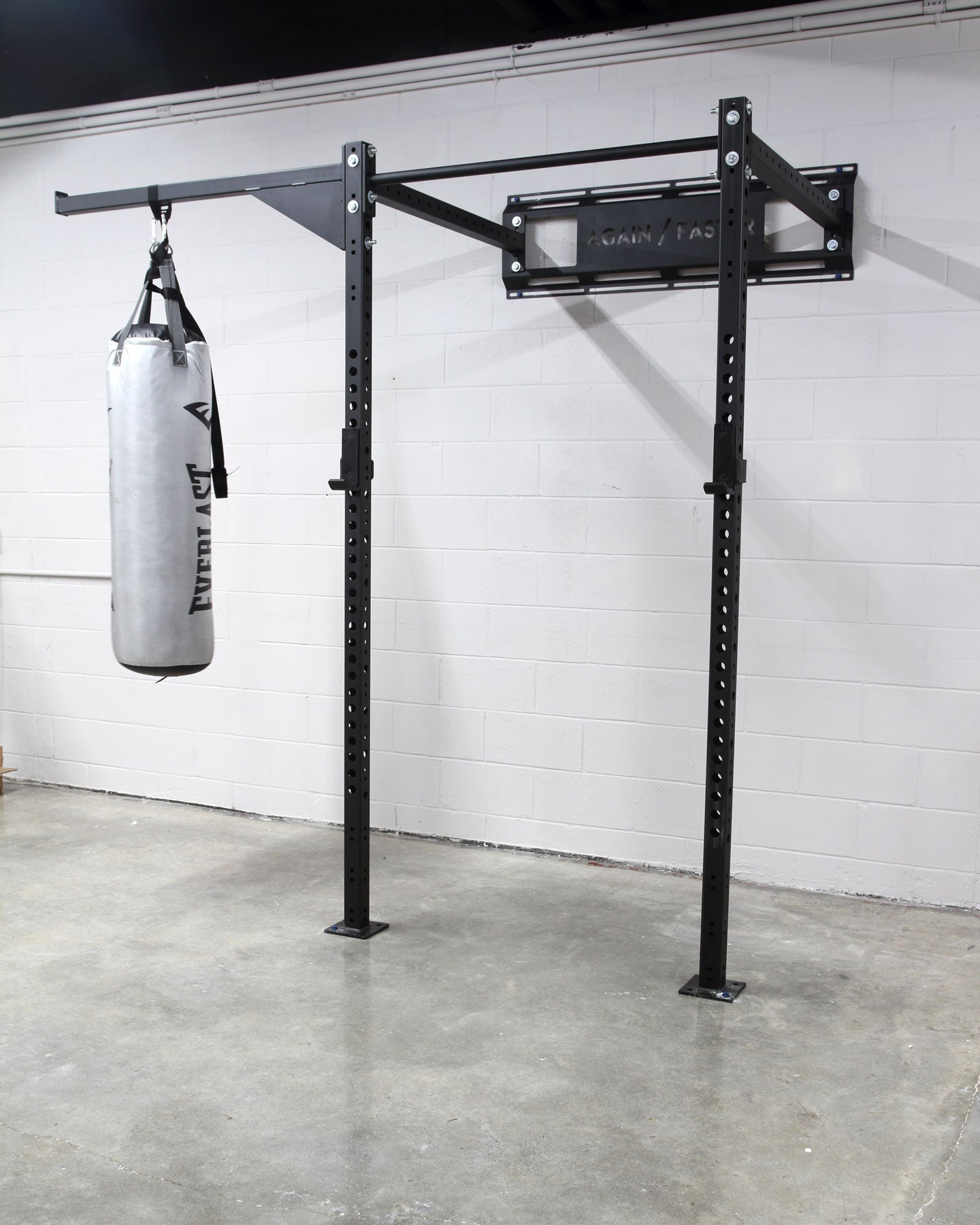 squat rack wall mount home gym garage
